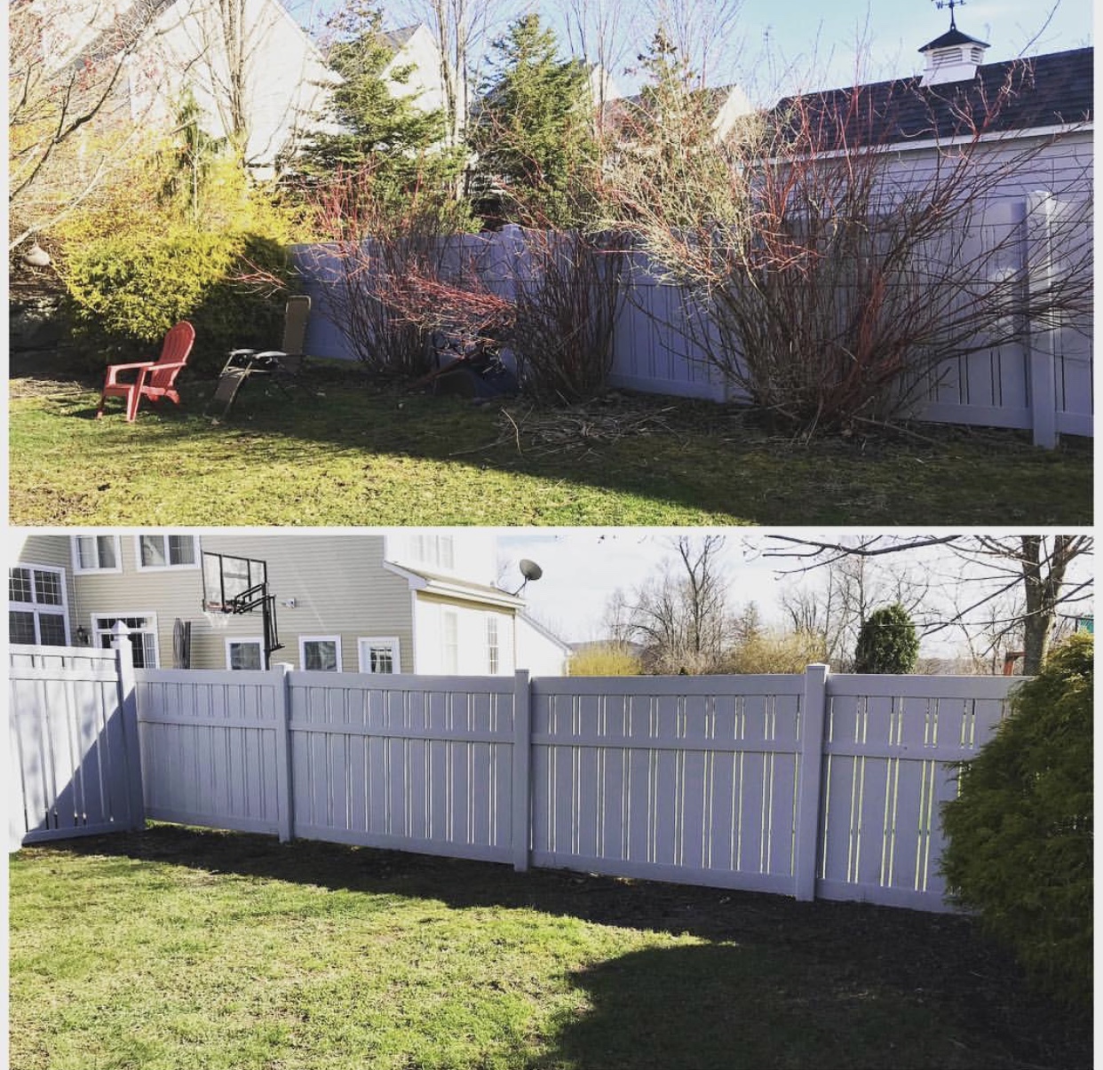 Martinez & Son landscape project — stone walkway and planting beds